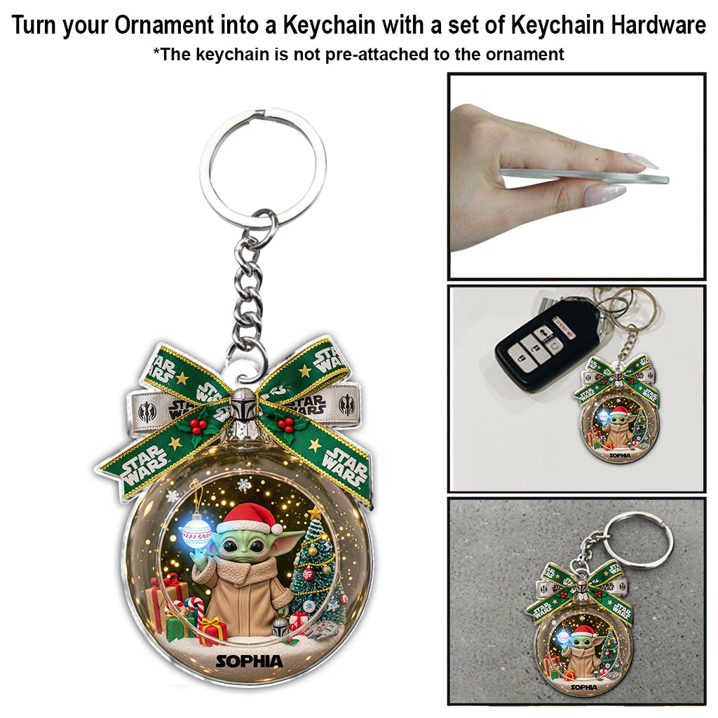 Personalized Star Wars Christmas Ornament Custom Name Gift Ornament GradoCreations