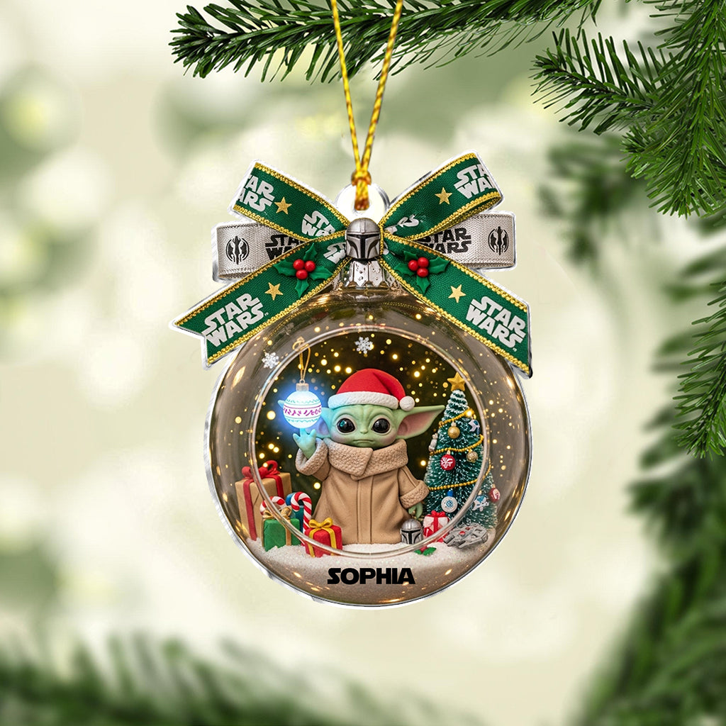 Personalized Star Wars Christmas Ornament Custom Name Gift Ornament GradoCreations