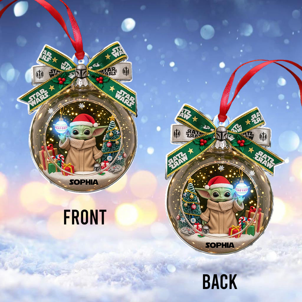 Personalized Star Wars Christmas Ornament Custom Name Gift Ornament GradoCreations