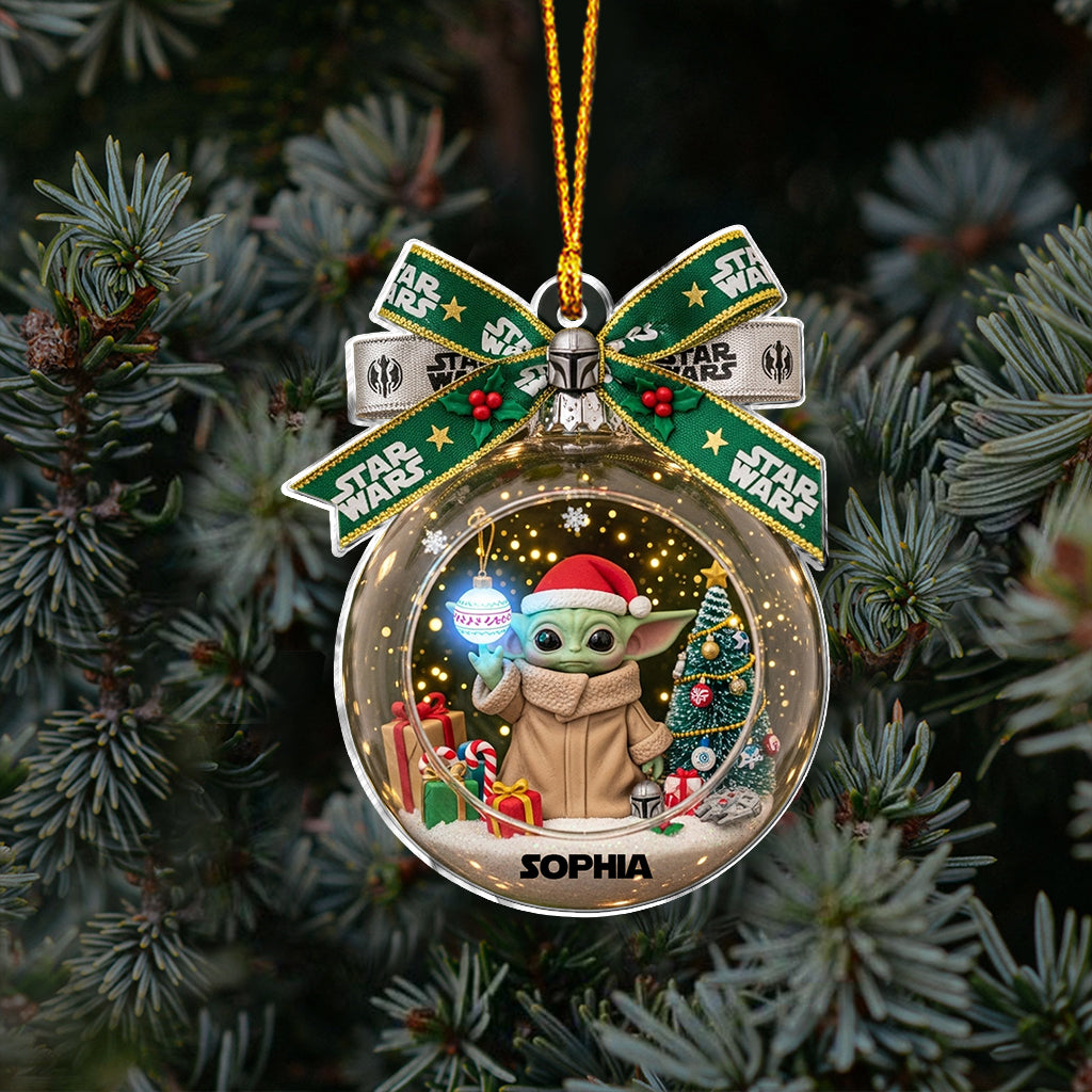 Personalized Star Wars Christmas Ornament Custom Name Gift Ornament GradoCreations