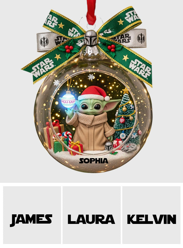 Personalized Star Wars Christmas Ornament Custom Name Gift Ornament GradoCreations