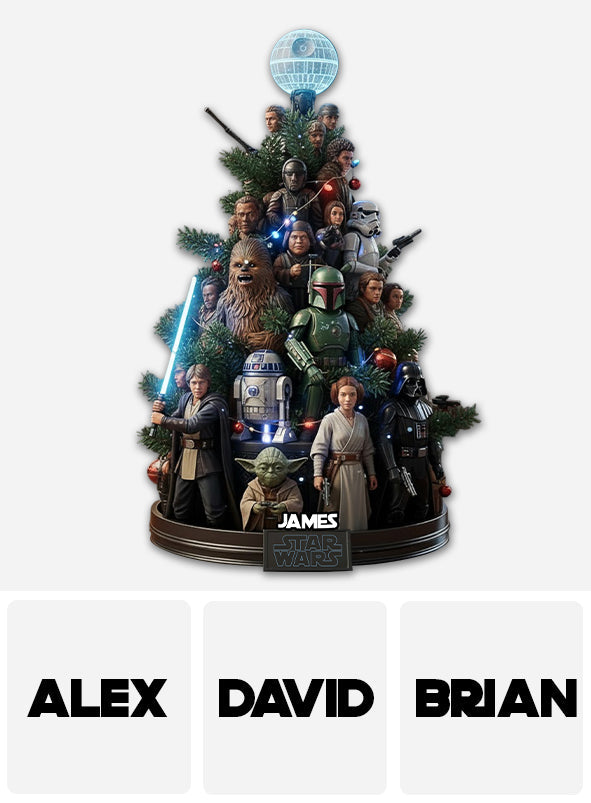 Personalized Star Wars Cut Metal Sign Custom Name for Christmas Cut Metal Sign GradoCreations