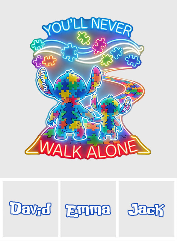Personalized Autism Awareness Neon LED Light Sign Custom Decor Neon LED Light Sign GradoCreations