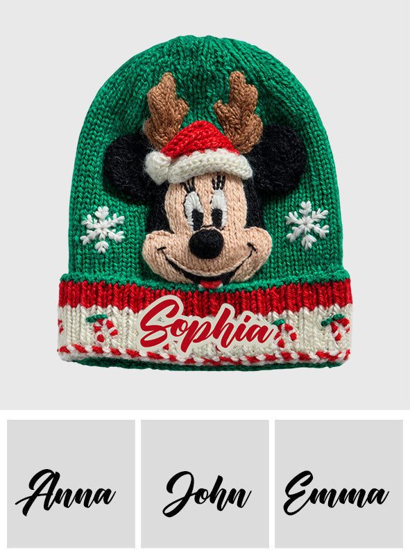 Personalized Disney Character Beanie Hat for Kids & Adults - Christmas Gift Beanie Hat GradoCreations