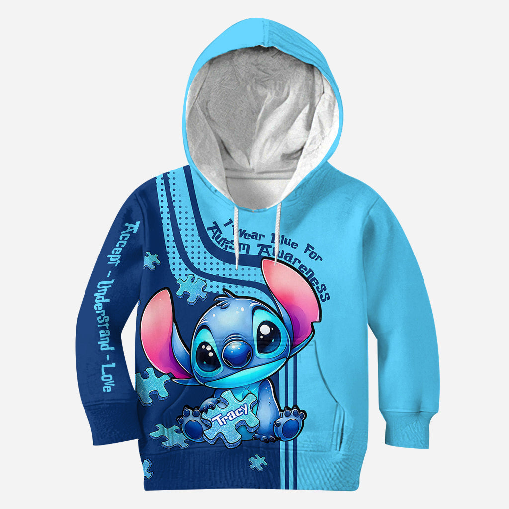 Personalized Autism Awareness Hoodie and Leggings Set for Kids/Adults - Custom Name Gift Hoodie & Leggings GradoCreations