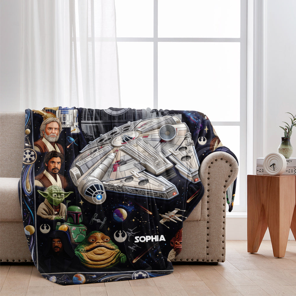 Personalized Star Wars Blanket May The Force Be With You Blanket GradoCreations