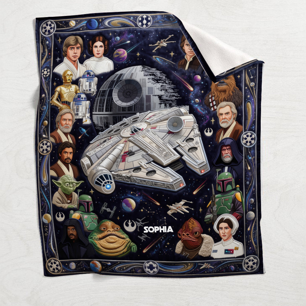 Personalized Star Wars Blanket May The Force Be With You Blanket GradoCreations