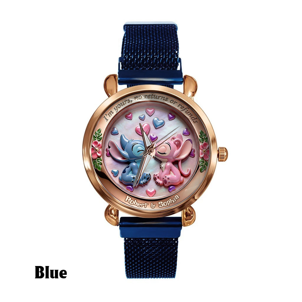 Personalized Ohana Women Hand Watch Custom Name Gift Women Hand Watch GradoCreations
