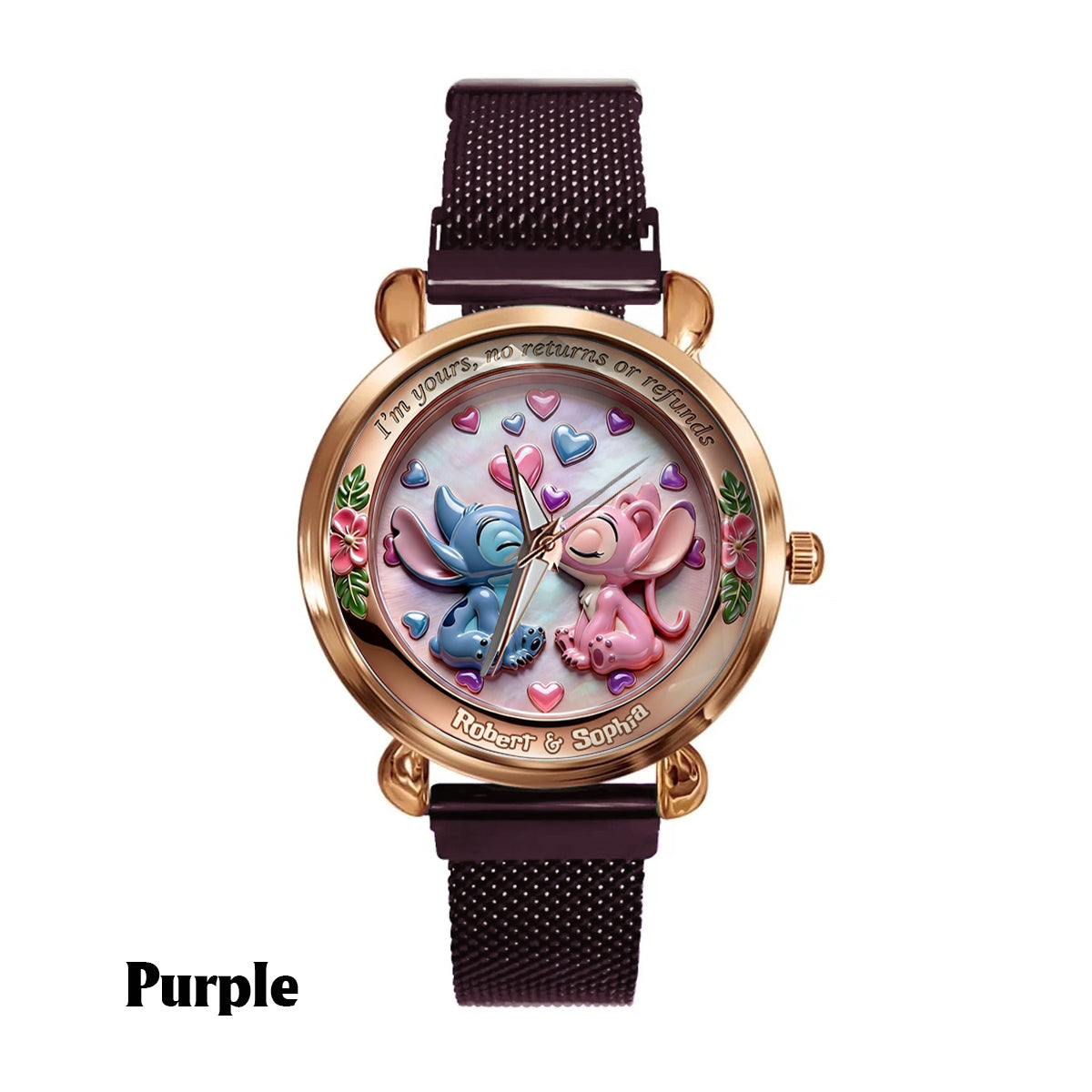 Personalized Ohana Women Hand Watch Custom Name Gift Women Hand Watch GradoCreations