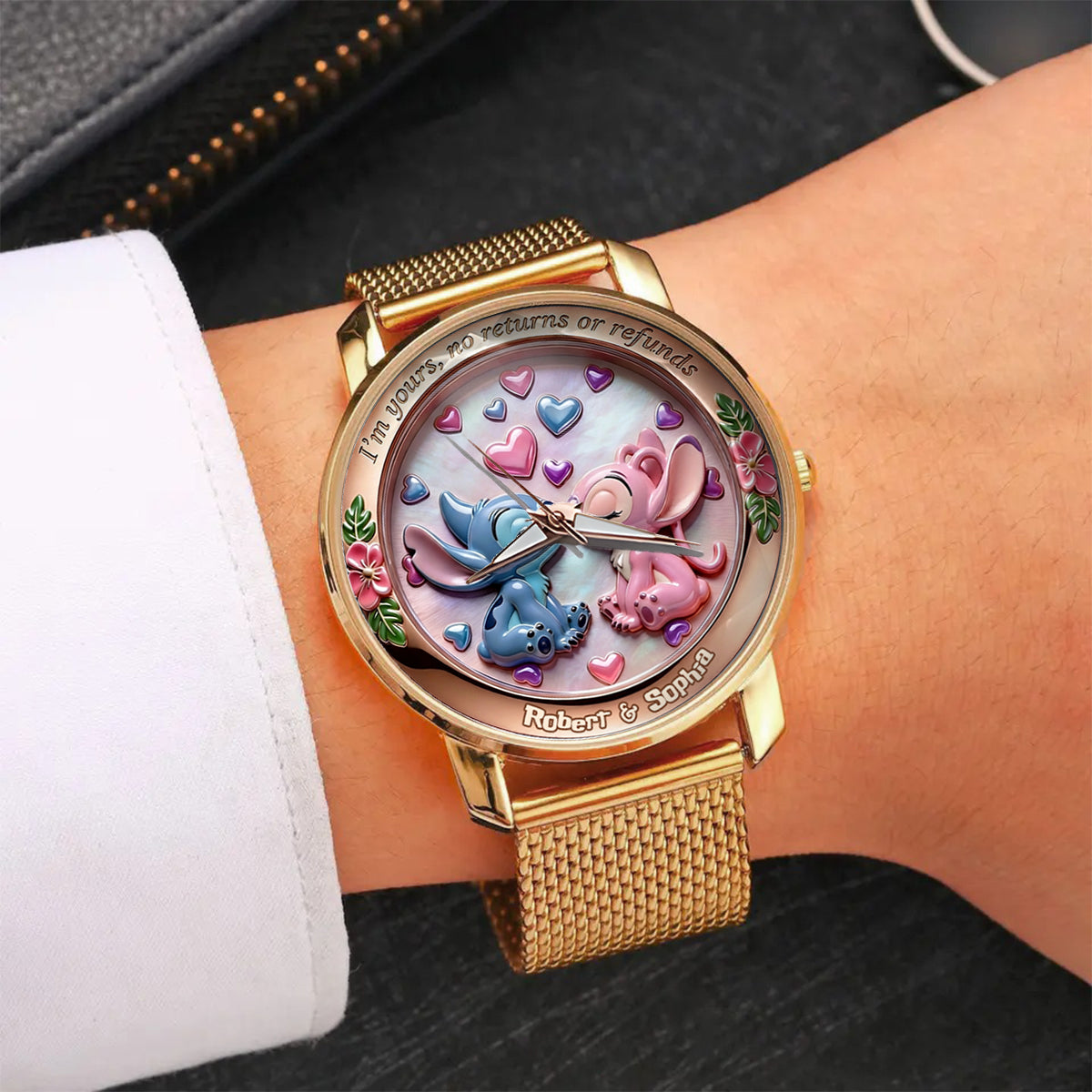 Personalized Ohana Women Hand Watch Custom Name Gift Women Hand Watch GradoCreations