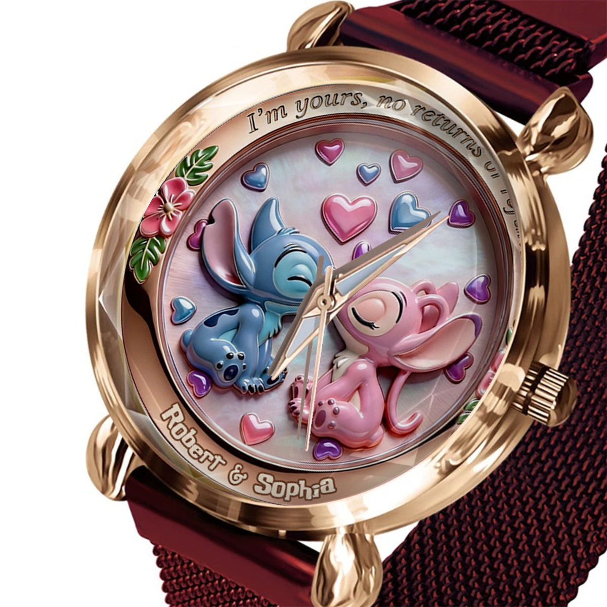 Personalized Ohana Women Hand Watch Custom Name Gift Women Hand Watch GradoCreations