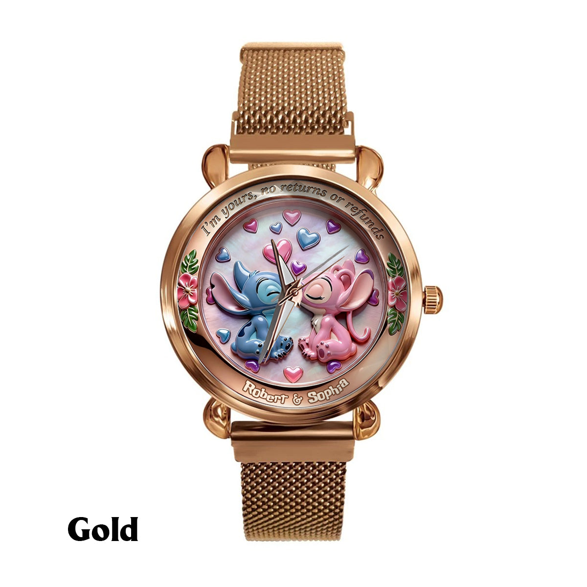 Personalized Ohana Women Hand Watch Custom Name Gift Women Hand Watch GradoCreations