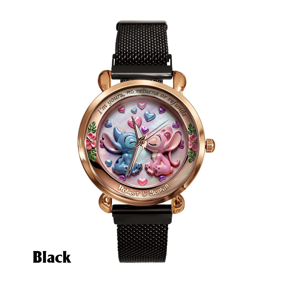 Personalized Ohana Women Hand Watch Custom Name Gift Women Hand Watch GradoCreations