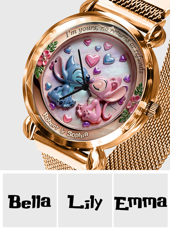 Personalized Ohana Women Hand Watch Custom Name Gift Women Hand Watch GradoCreations