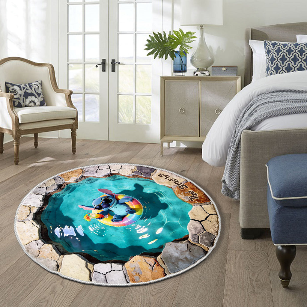 Personalized Non-Slip Tufted Rug Custom Name Summer Vibes Non-Slip Tufted Rug GradoCreations
