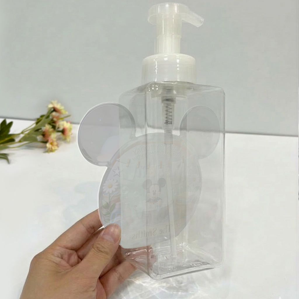 Personalized Mickey Mouse Pump Dispenser Custom Name for Laundry Pump Dispenser GradoCreations