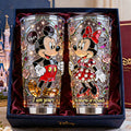 Personalized Mickey & Minnie Tumbler Magic Drinkware Gift Tumbler GradoCreations