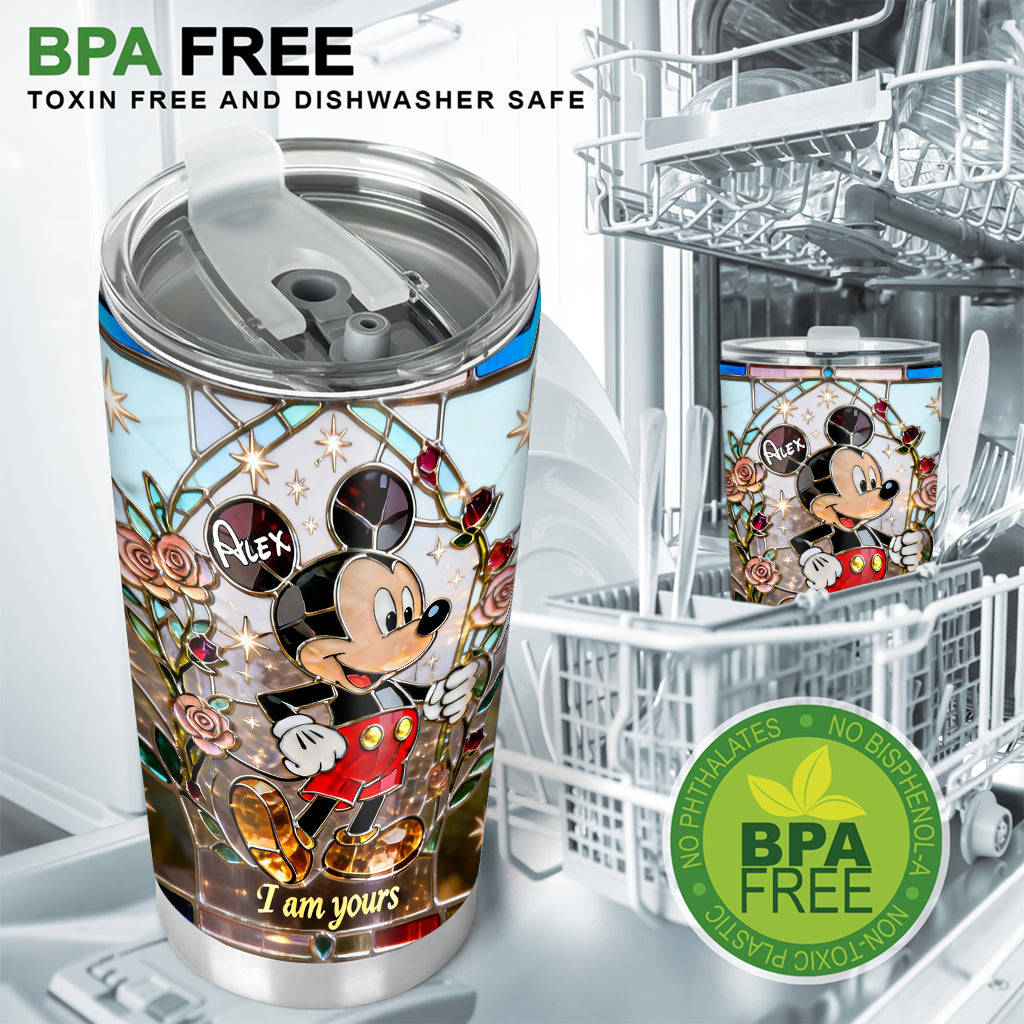 Personalized Mickey & Minnie Tumbler Magic Drinkware Gift Tumbler GradoCreations
