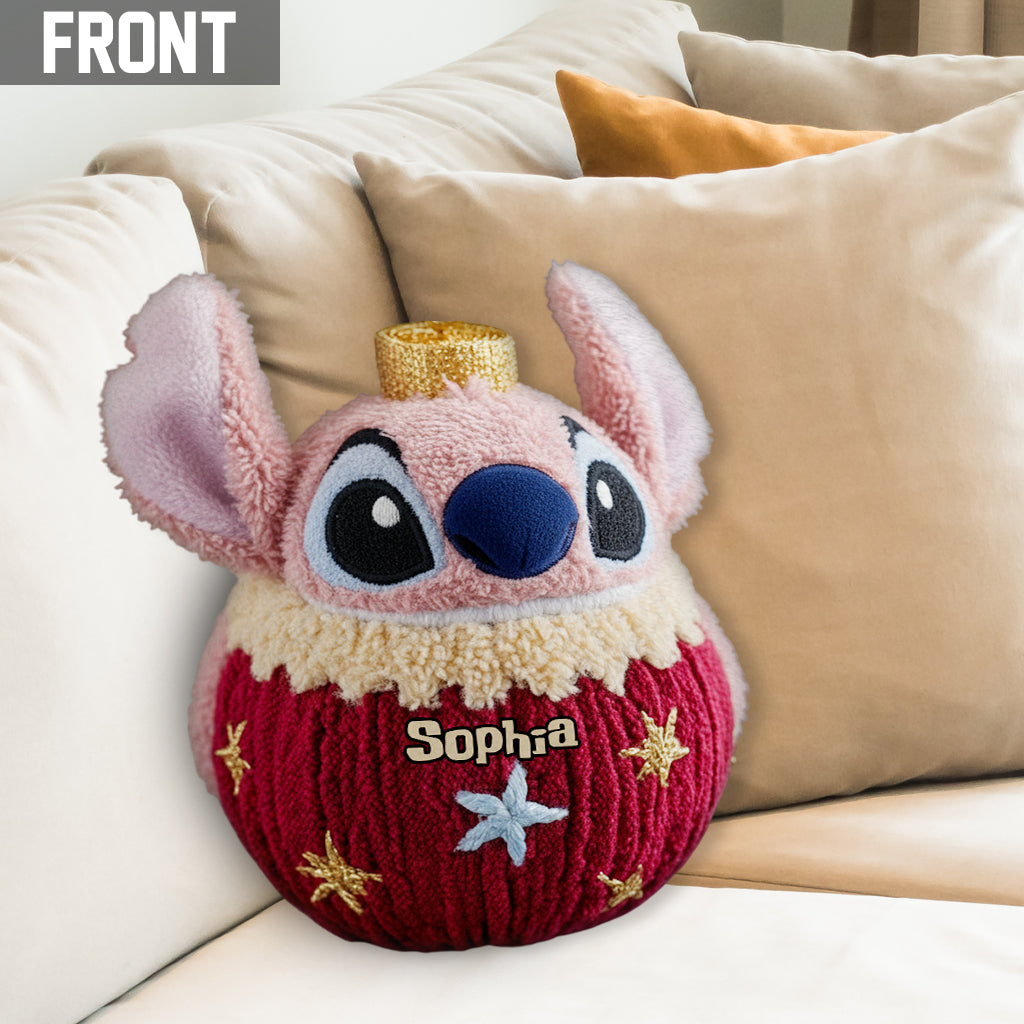 Personalized Ohana Shaped Pillow Custom Name Gift for Christmas Shaped Pillow GradoCreations