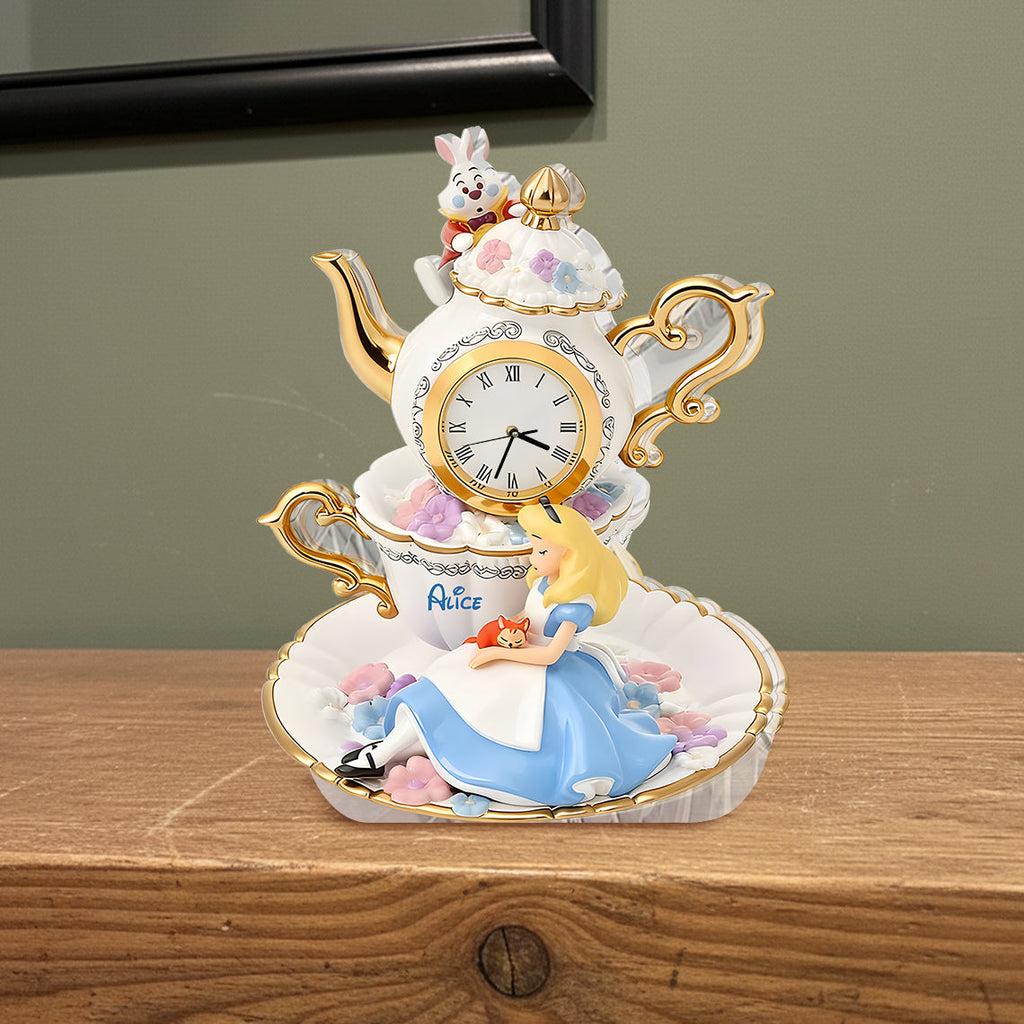 Personalized Acrylic Desk Clock Plaque Custom Name Gift Desk Clock Plaque GradoCreations