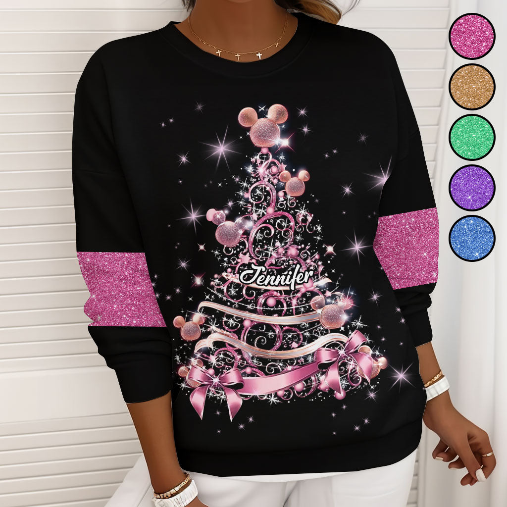 Personalized Christmas Tree All Over Shirt Custom Name Gift All Over Shirt GradoCreations