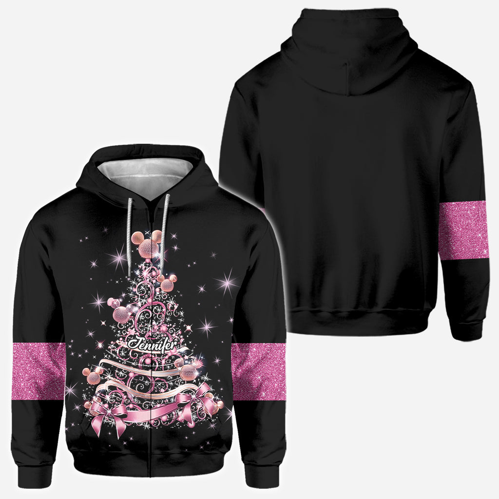 Personalized Christmas Tree All Over Shirt Custom Name Gift All Over Shirt GradoCreations