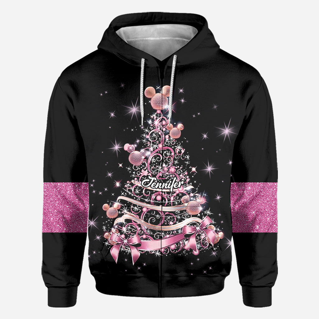 Personalized Christmas Tree All Over Shirt Custom Name Gift All Over Shirt GradoCreations