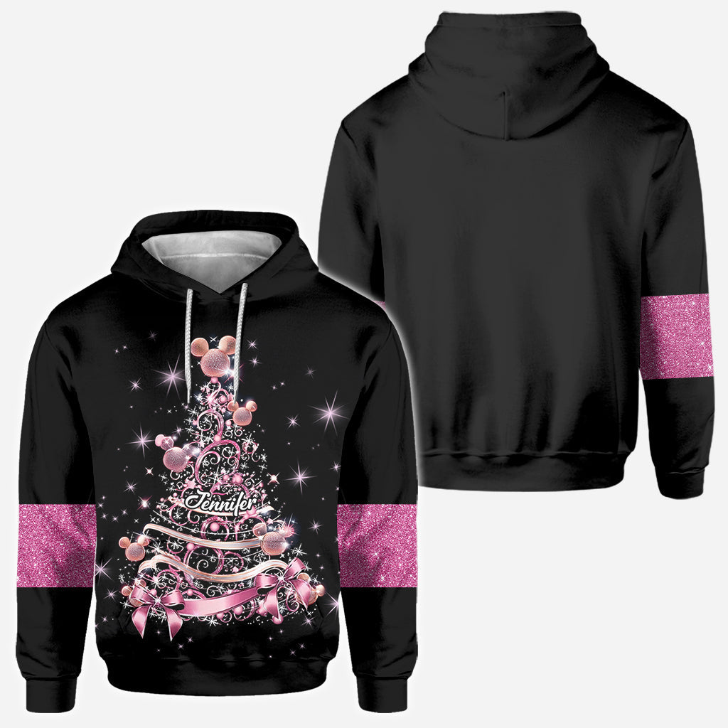 Personalized Christmas Tree All Over Shirt Custom Name Gift All Over Shirt GradoCreations