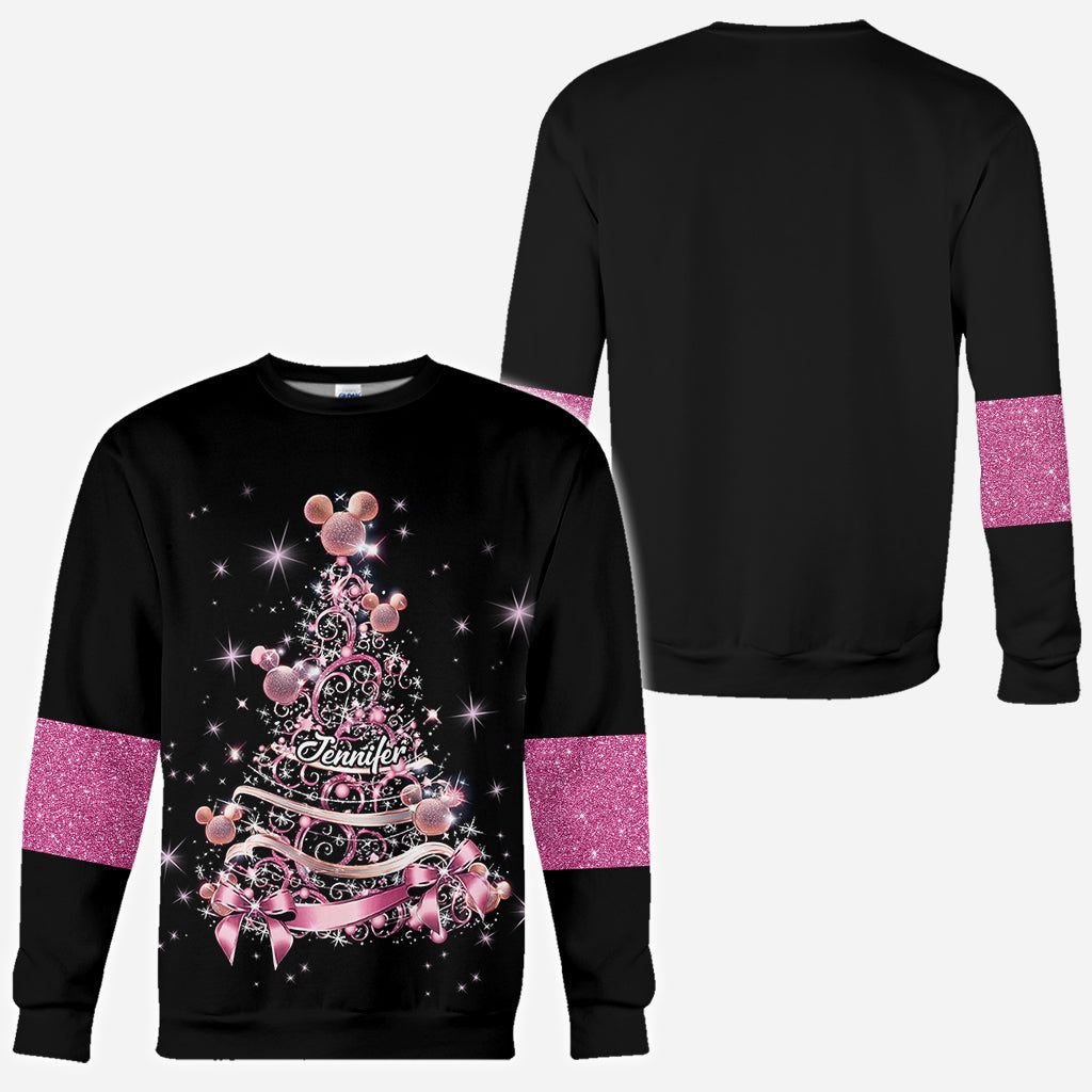 Personalized Christmas Tree All Over Shirt Custom Name Gift All Over Shirt GradoCreations