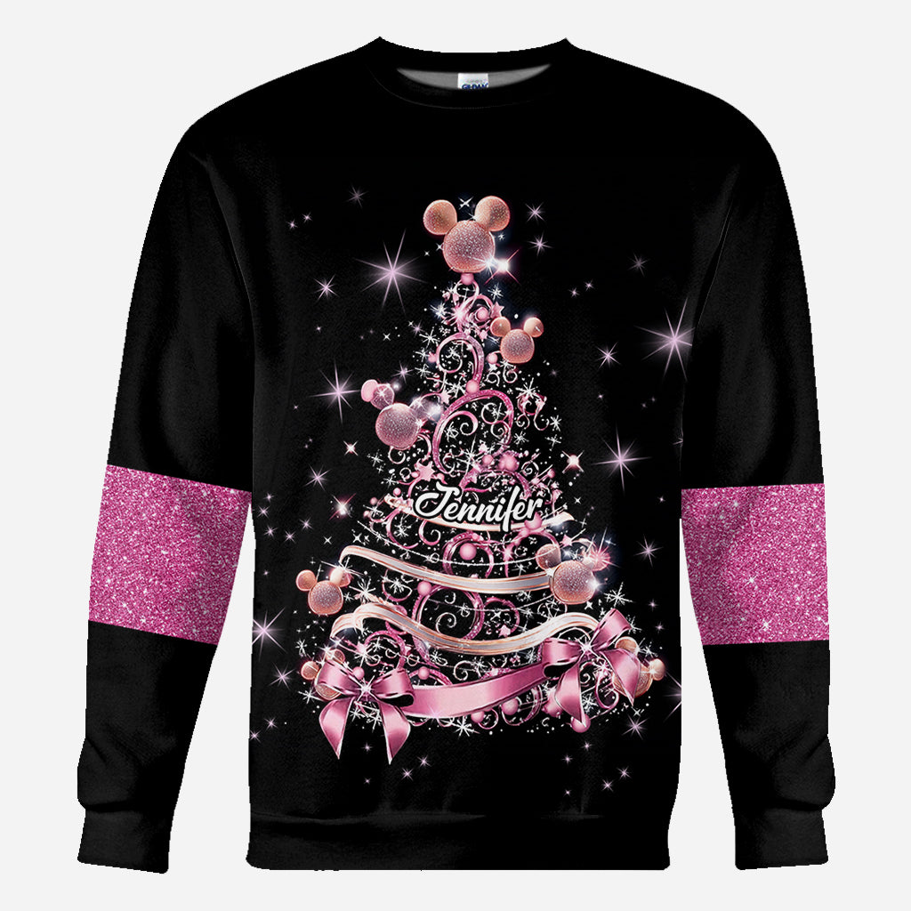 Personalized Christmas Tree All Over Shirt Custom Name Gift All Over Shirt GradoCreations