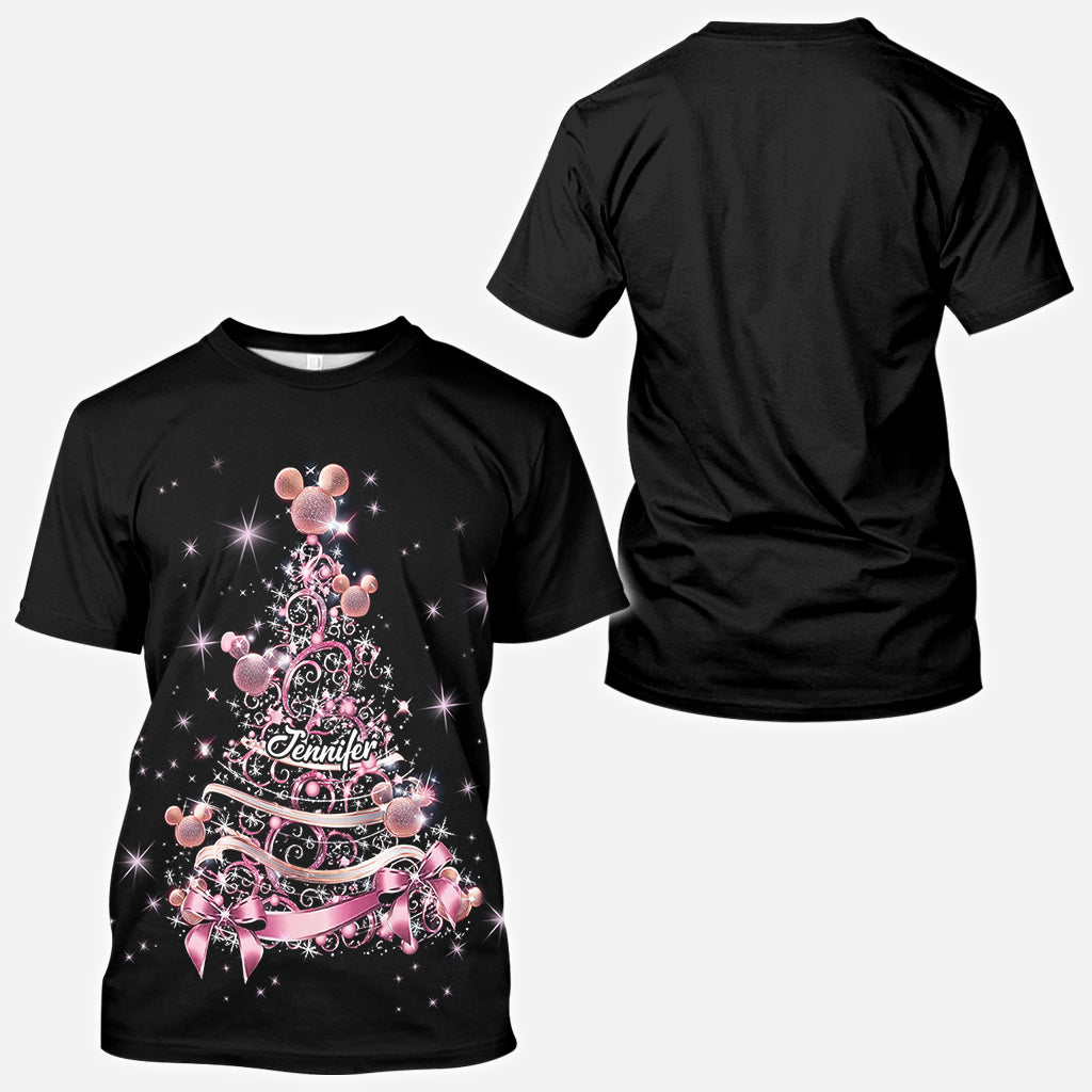Personalized Christmas Tree All Over Shirt Custom Name Gift All Over Shirt GradoCreations
