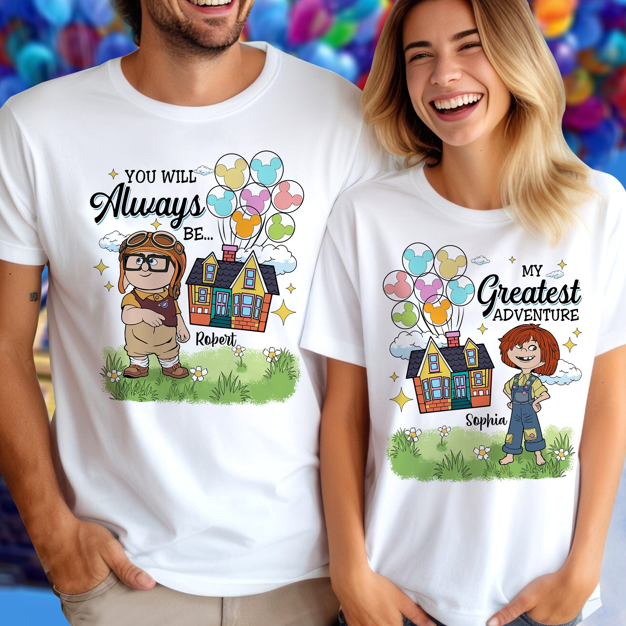 Personalized Couple All Over Shirt Custom Design Gift All Over Shirt GradoCreations