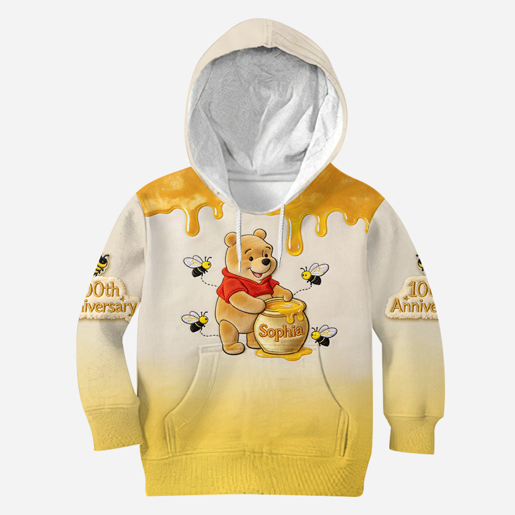 Personalized Honey Bear Hoodie 100th Anniversary Gift Hoodie & Leggings GradoCreations