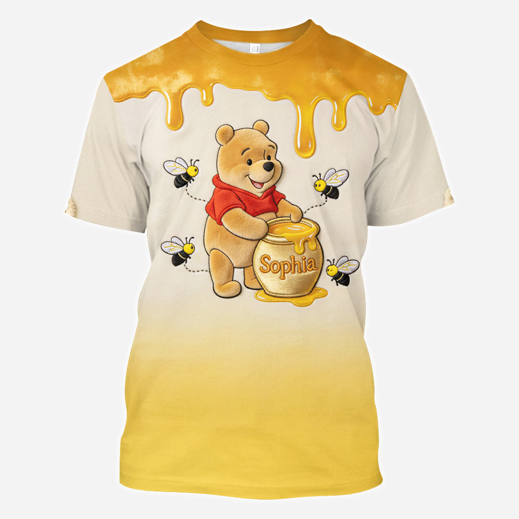 Personalized Honey Bear Hoodie 100th Anniversary Gift Hoodie & Leggings GradoCreations