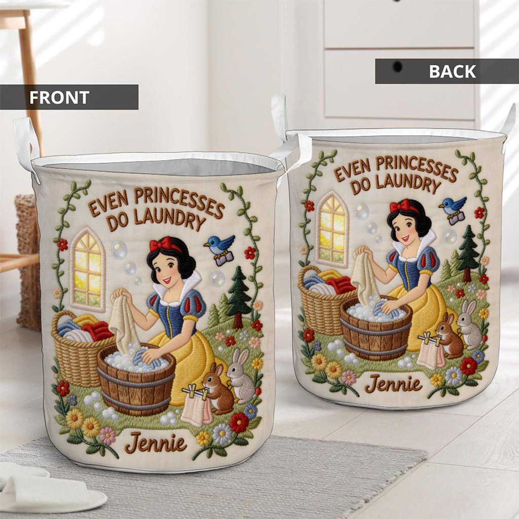 Personalized Quilted Laundry Basket Custom Name Gift for Her Quilted Laundry Basket GradoCreations