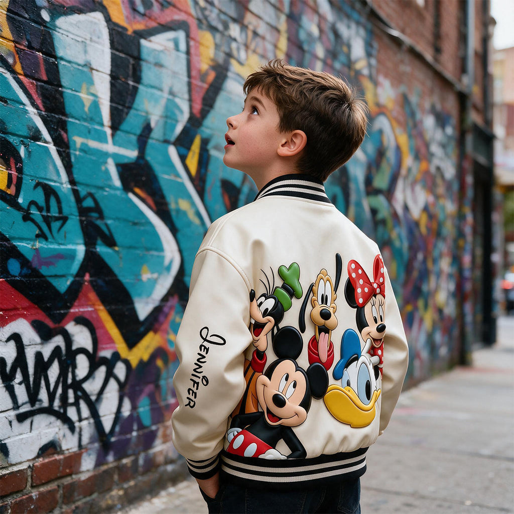 Personalized Disney Mouse Varsity Jacket Custom Name Gift Varsity Jacket GradoCreations