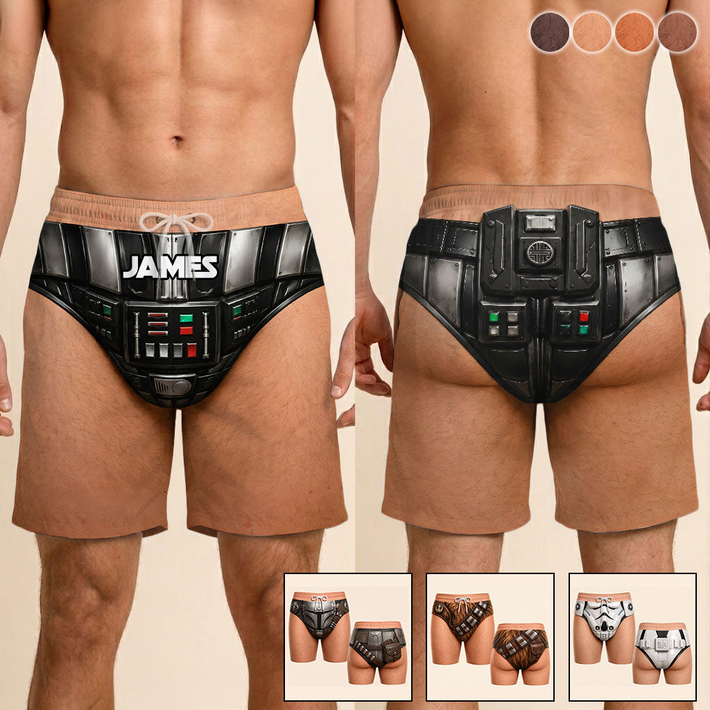 Personalized Funny 3D Printed Men's Shorts Custom Name Gift Men Shorts GradoCreations