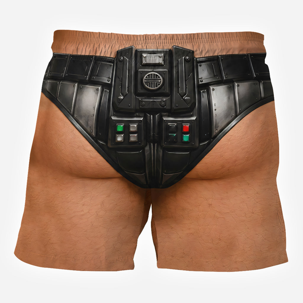 Personalized Dark Mode Beach Shorts Custom Name Gift for Him Beach Shorts GradoCreations