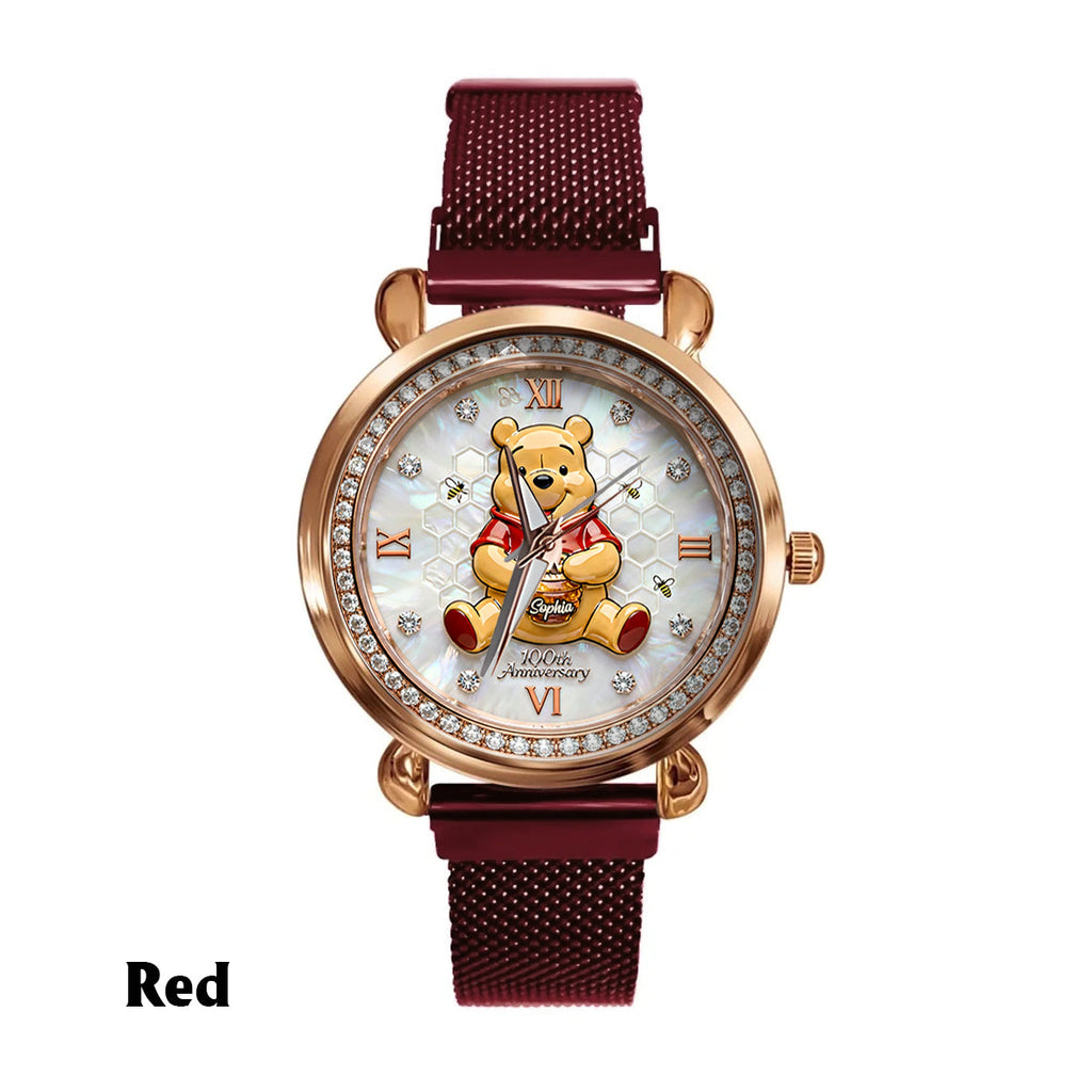 Personalized Winnie the Pooh 100th Anniversary Women's Watch Women Hand Watch GradoCreations