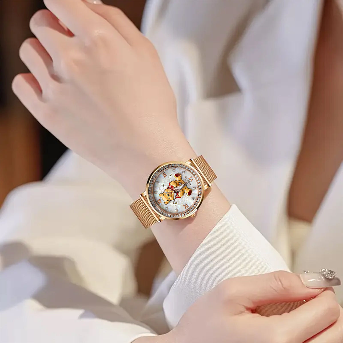Personalized Winnie the Pooh 100th Anniversary Women's Watch Women Hand Watch GradoCreations