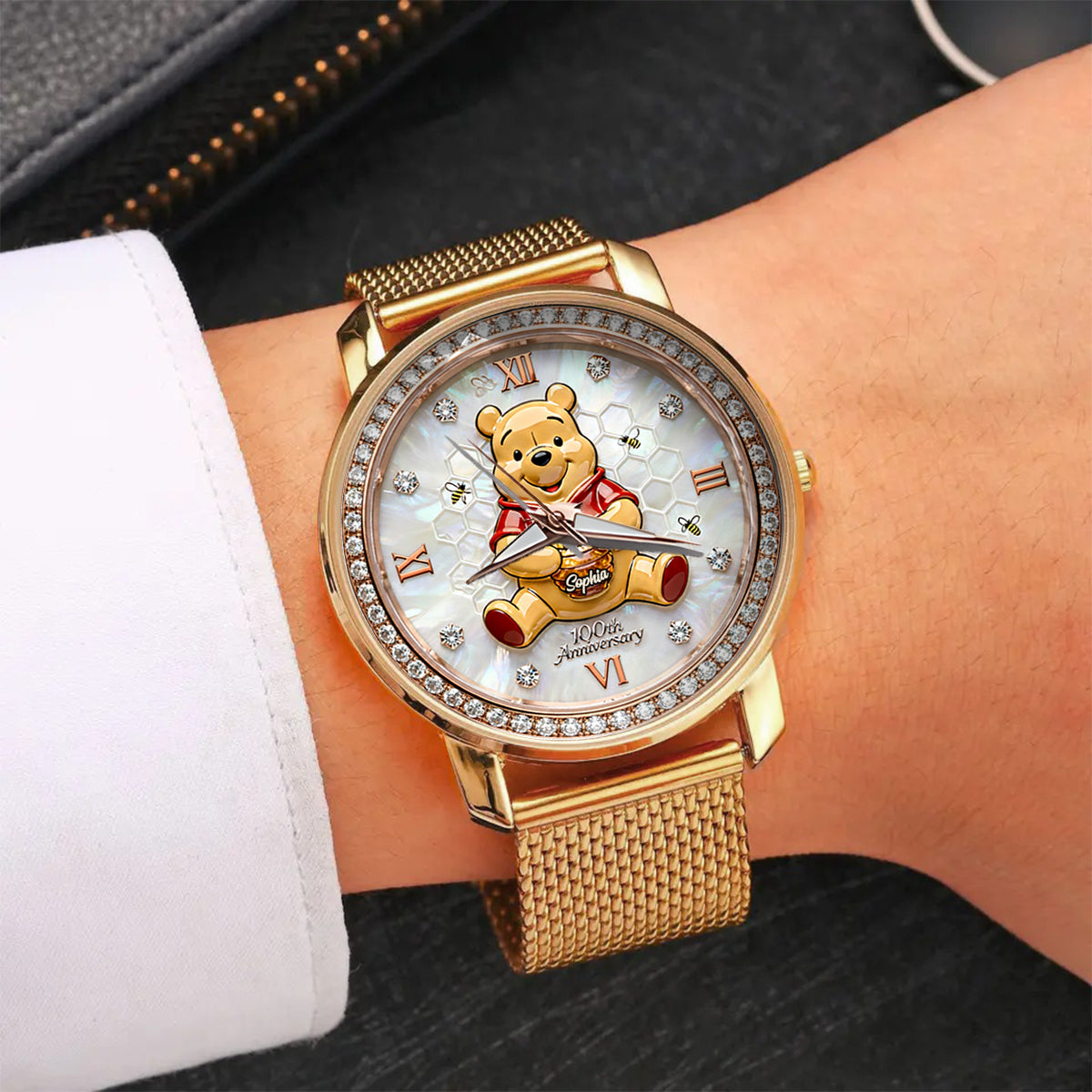 Personalized Winnie the Pooh 100th Anniversary Women's Watch Women Hand Watch GradoCreations