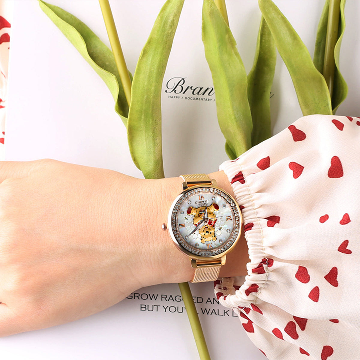 Personalized Winnie the Pooh 100th Anniversary Women's Watch Women Hand Watch GradoCreations