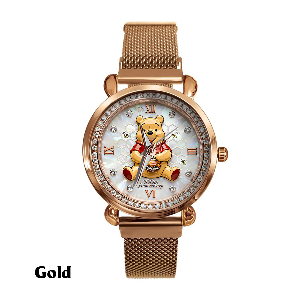 Personalized Winnie the Pooh 100th Anniversary Women's Watch Women Hand Watch GradoCreations