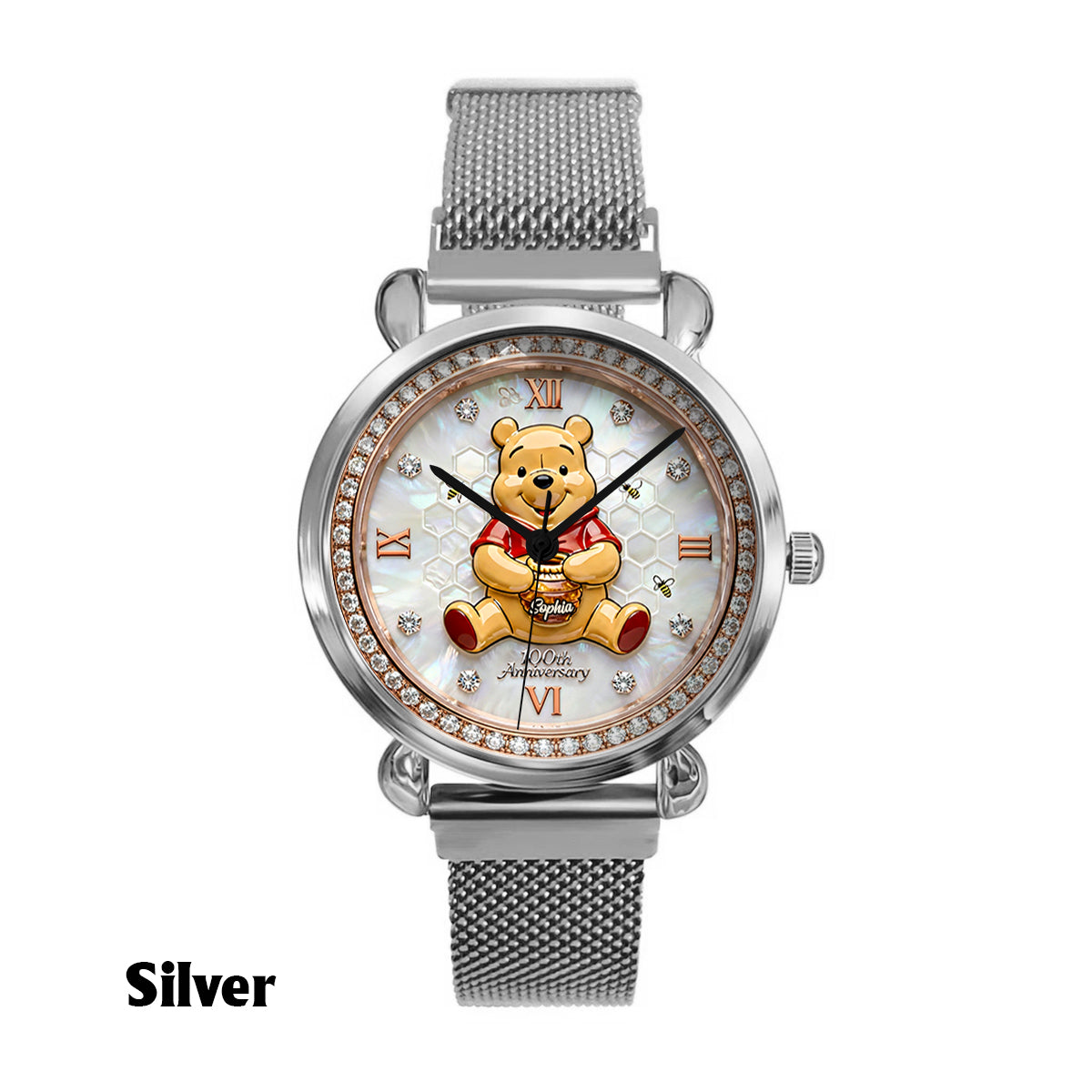 Personalized Winnie the Pooh 100th Anniversary Women's Watch Women Hand Watch GradoCreations