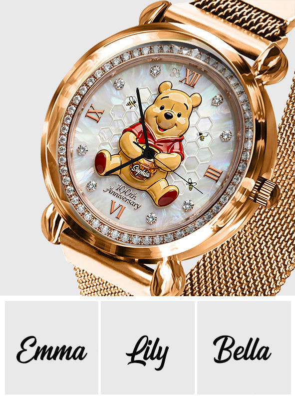 Personalized Winnie the Pooh 100th Anniversary Women's Watch Women Hand Watch GradoCreations