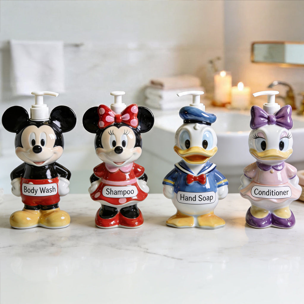 Personalized 3D Disney Character Pump Dispenser for Kids Pump Dispenser GradoCreations