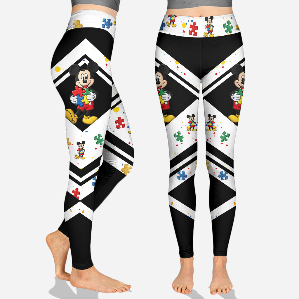 Personalized Autism Awareness Hoodie & Leggings Set for Her Hoodie & Leggings GradoCreations