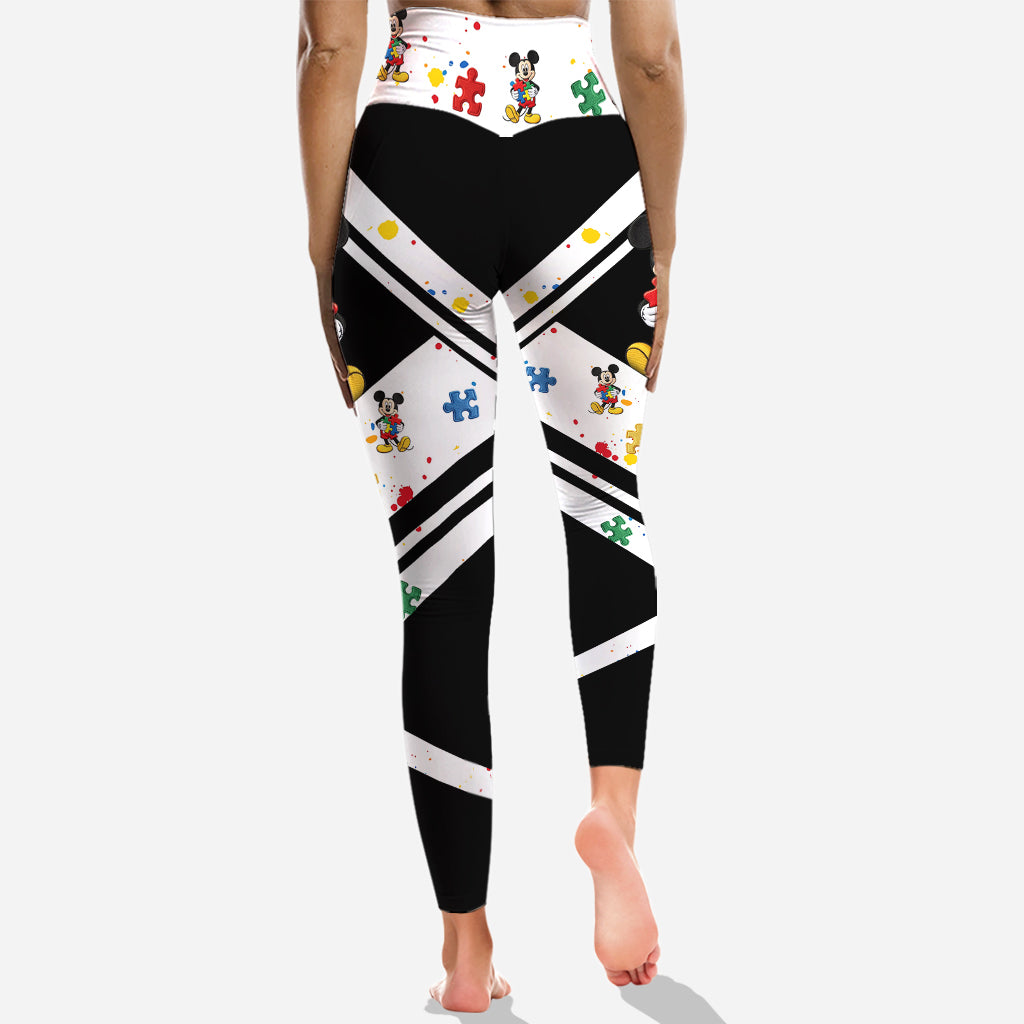 Personalized Autism Awareness Hoodie & Leggings Set for Her Hoodie & Leggings GradoCreations