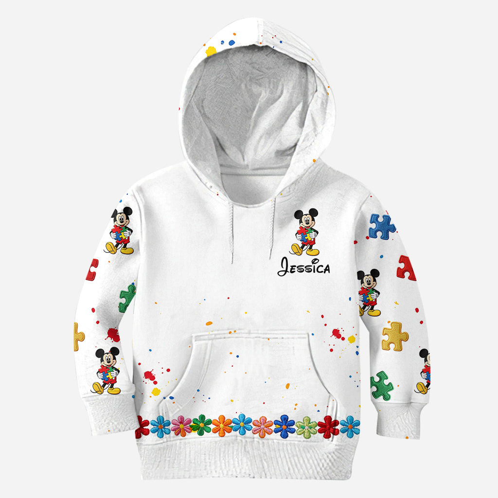Personalized Autism Awareness Hoodie & Leggings Set for Her Hoodie & Leggings GradoCreations