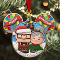 Personalized Mickey Mouse Christmas Ornament Custom Name Gift Ornament GradoCreations